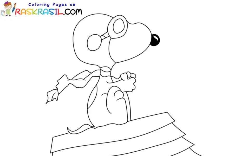 Snoopy Ausmalbilder 3