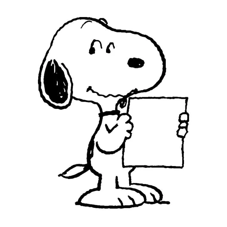 Snoopy Ausmalbilder 33