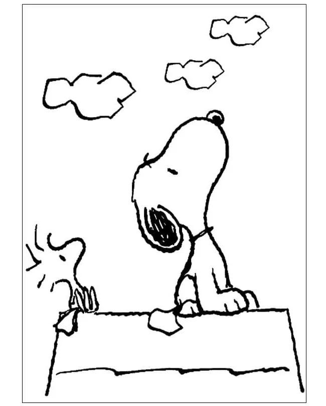 Snoopy Ausmalbilder 41