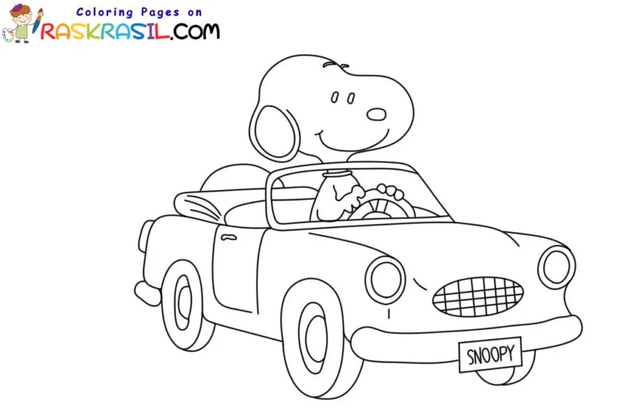 Snoopy Ausmalbilder 57
