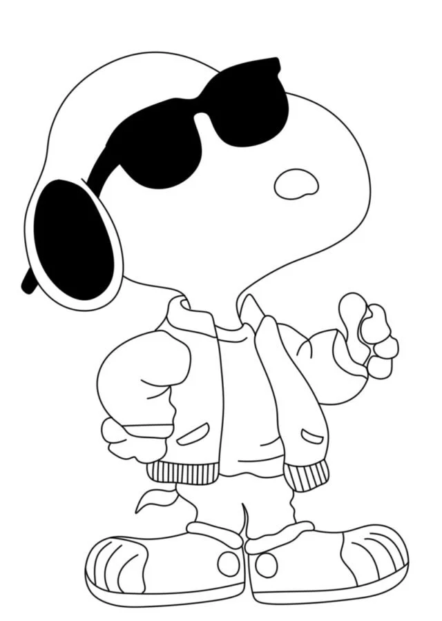 Snoopy Ausmalbilder 61