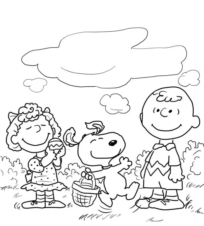 Snoopy Para Colorear 79