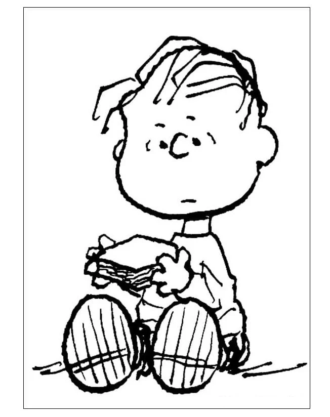 Snoopy Coloring Pages 9
