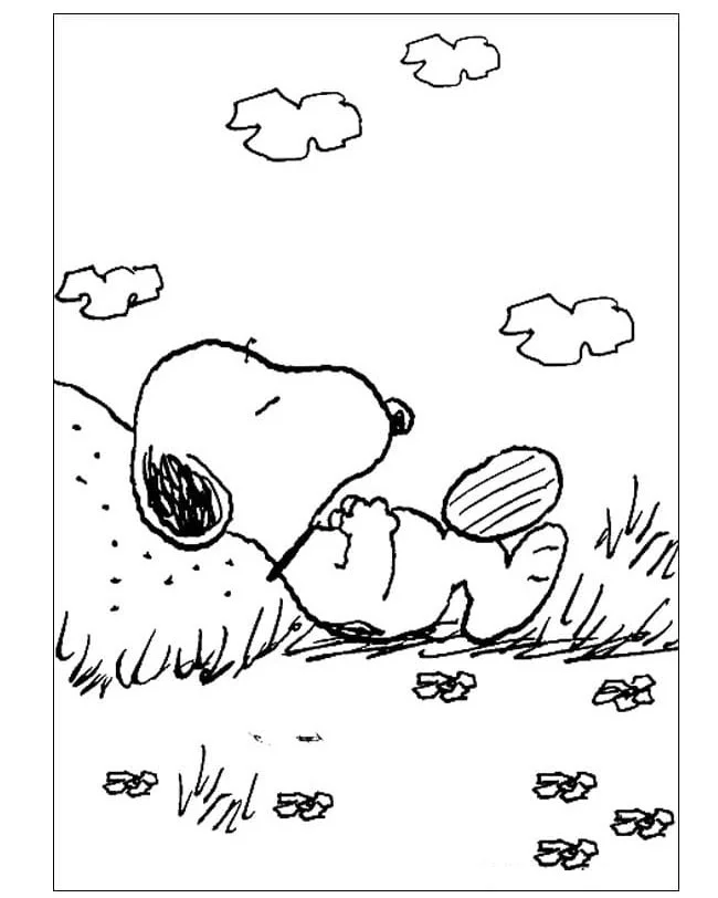 Snoopy Ausmalbilder 92