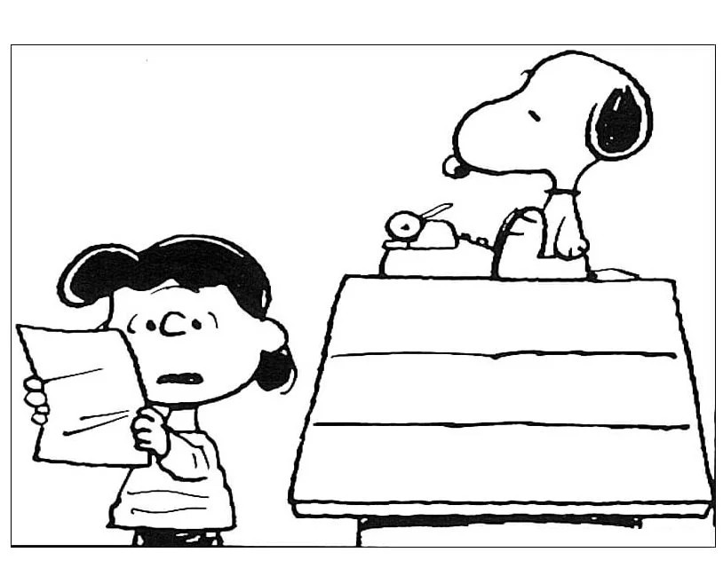 Snoopy Coloring Pages 95