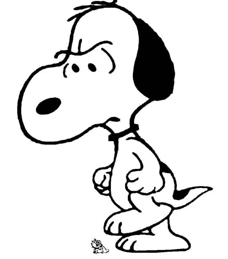 Snoopy Ausmalbilder 96