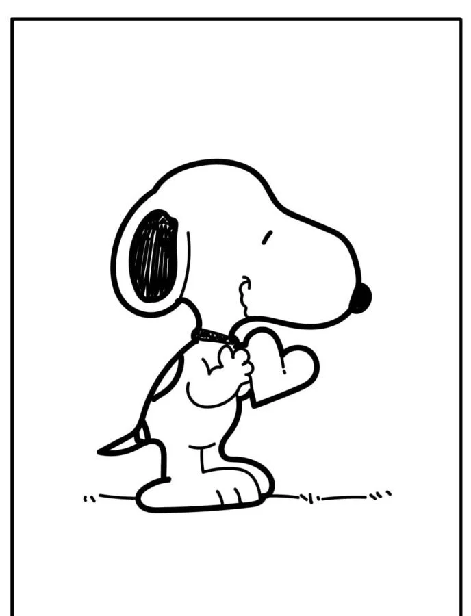 Snoopy Ausmalbilder 99