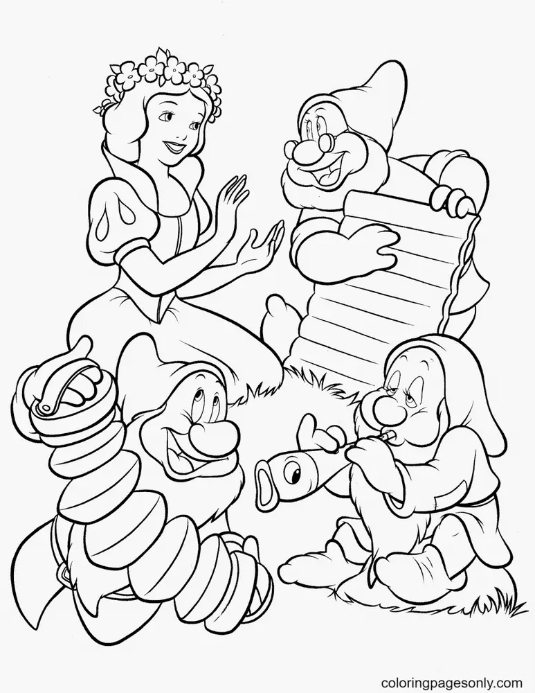 Snow White Coloring Pages 56