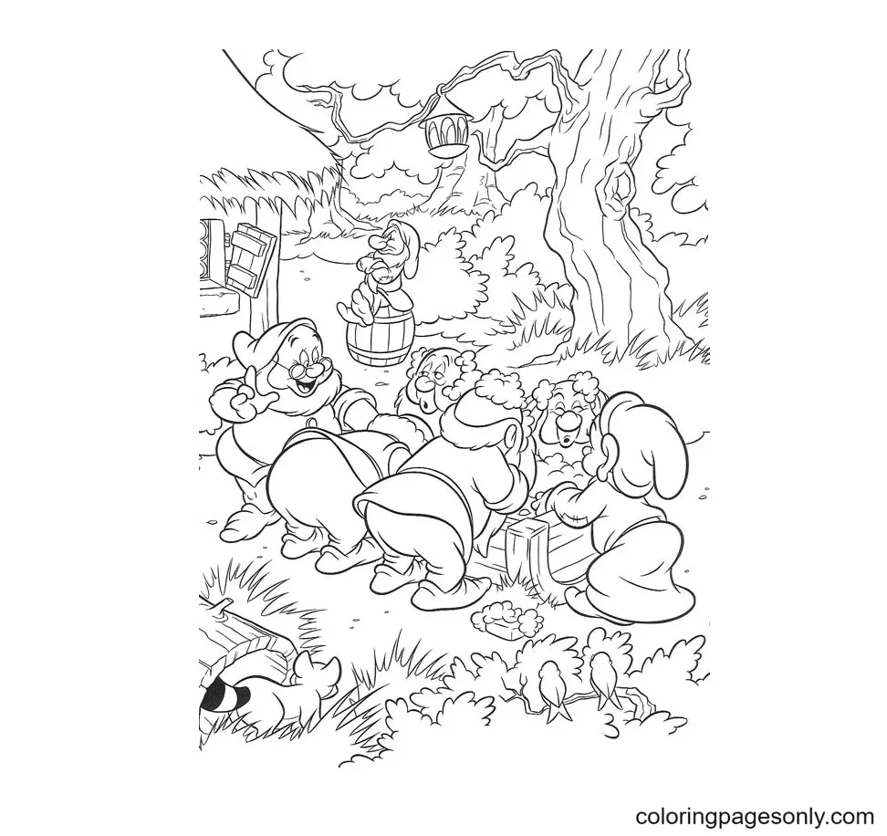 Schneewittchen Ausmalbilder 106