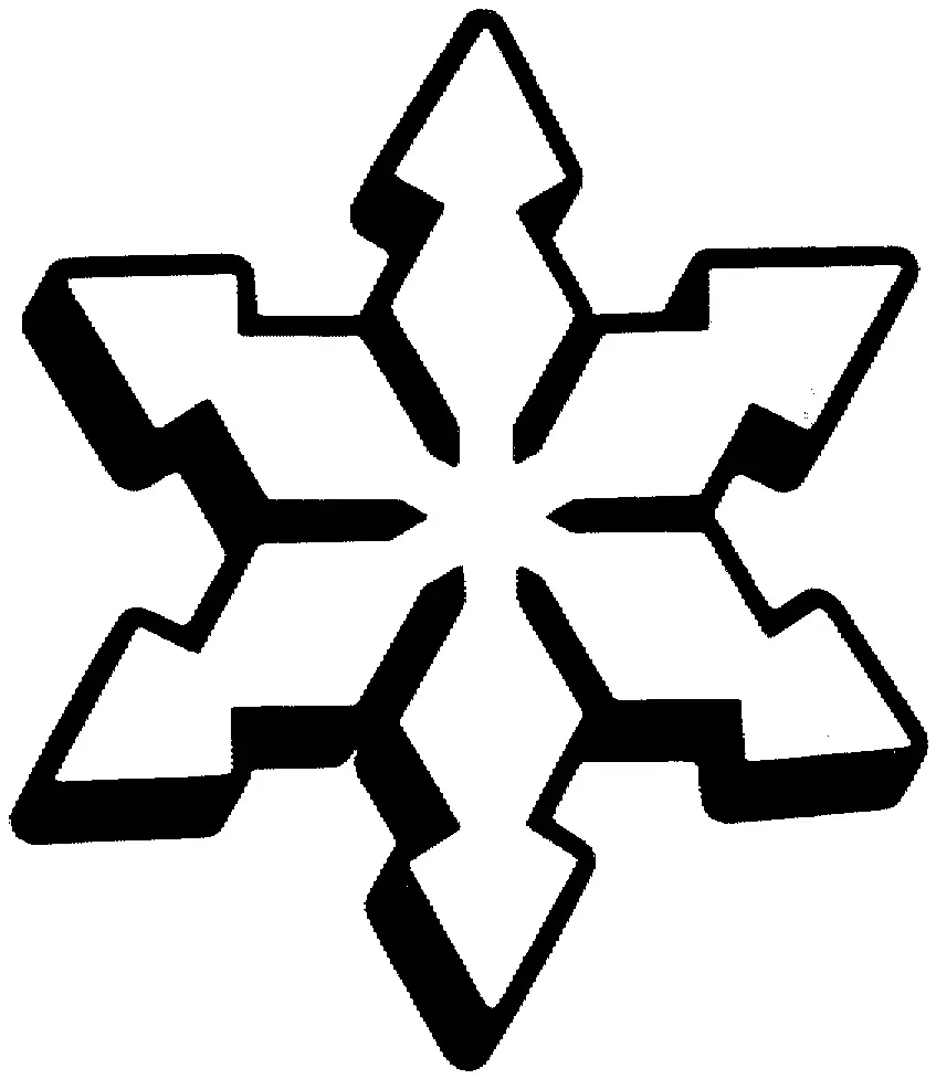 Desenhos de Floco de Neve Para Colorir 27