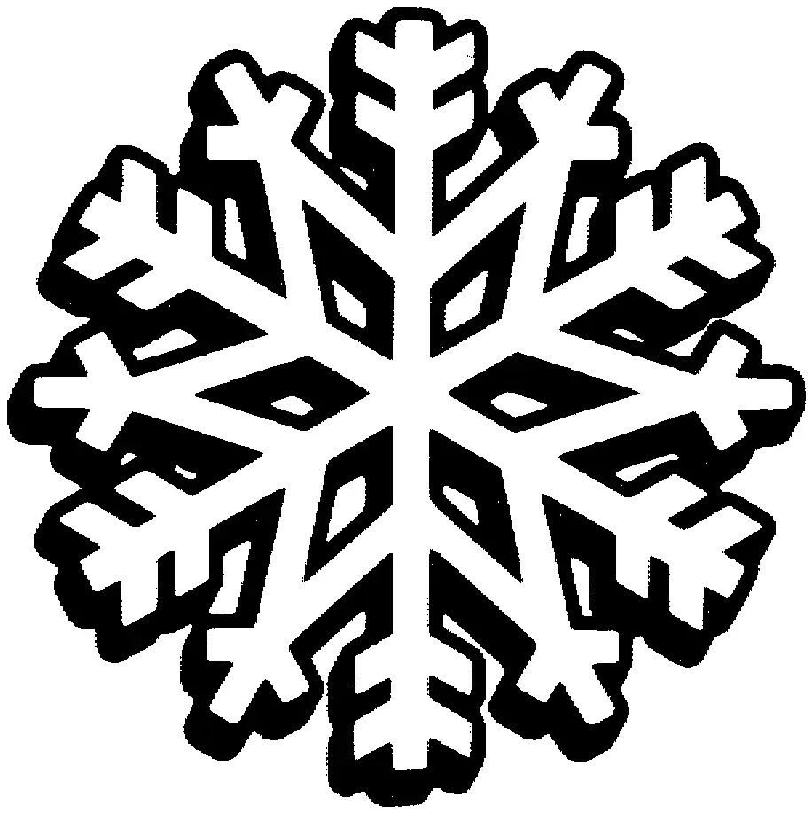 Desenhos de Floco de Neve Para Colorir 34