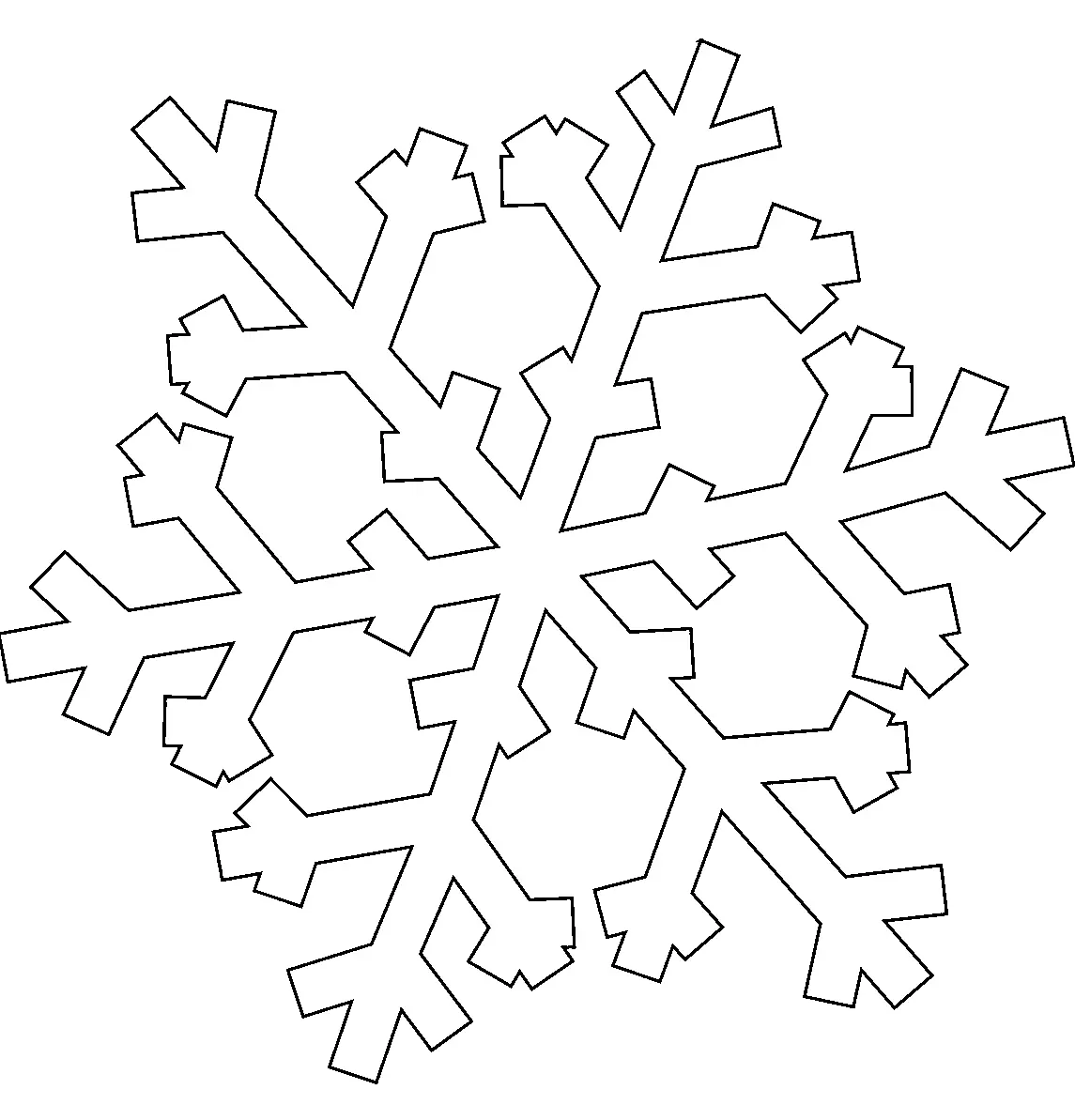 Desenhos de Floco de Neve Para Colorir 38