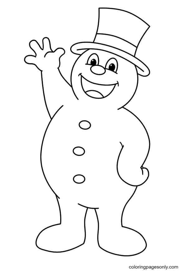 Snowman Coloring Pages 61