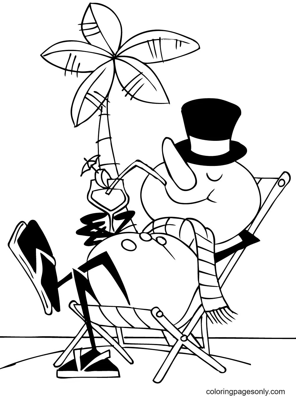 Schneemann Ausmalbilder 76