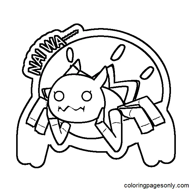 Desenhos de Entao eu sou uma aranha entao que Para Colorir 30