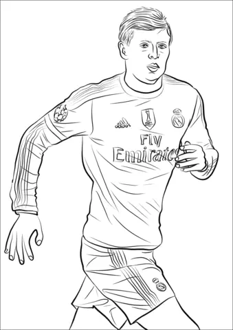 Soccer Players Coloring Pages 100