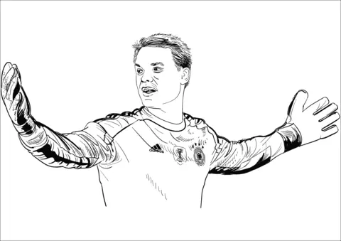 Soccer Players Coloring Pages 106