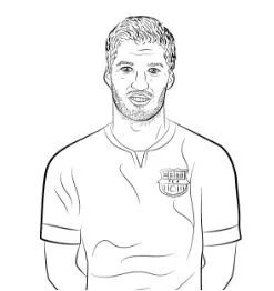 Soccer Players Coloring Pages 111
