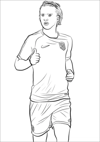Soccer Players Coloring Pages 119