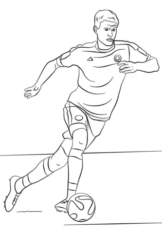 Soccer Players Coloring Pages 157