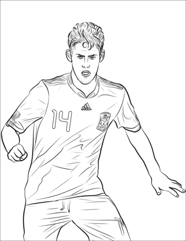 Soccer Players Coloring Pages 173
