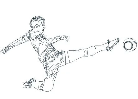 Soccer Players Coloring Pages 183