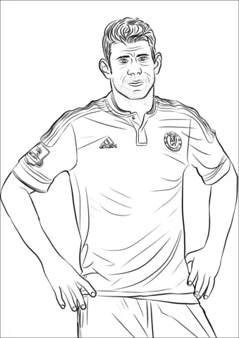 Soccer Players Coloring Pages 210