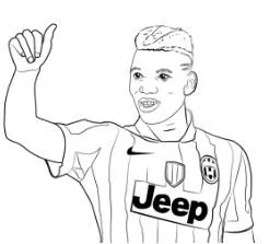 Soccer Players Coloring Pages 70