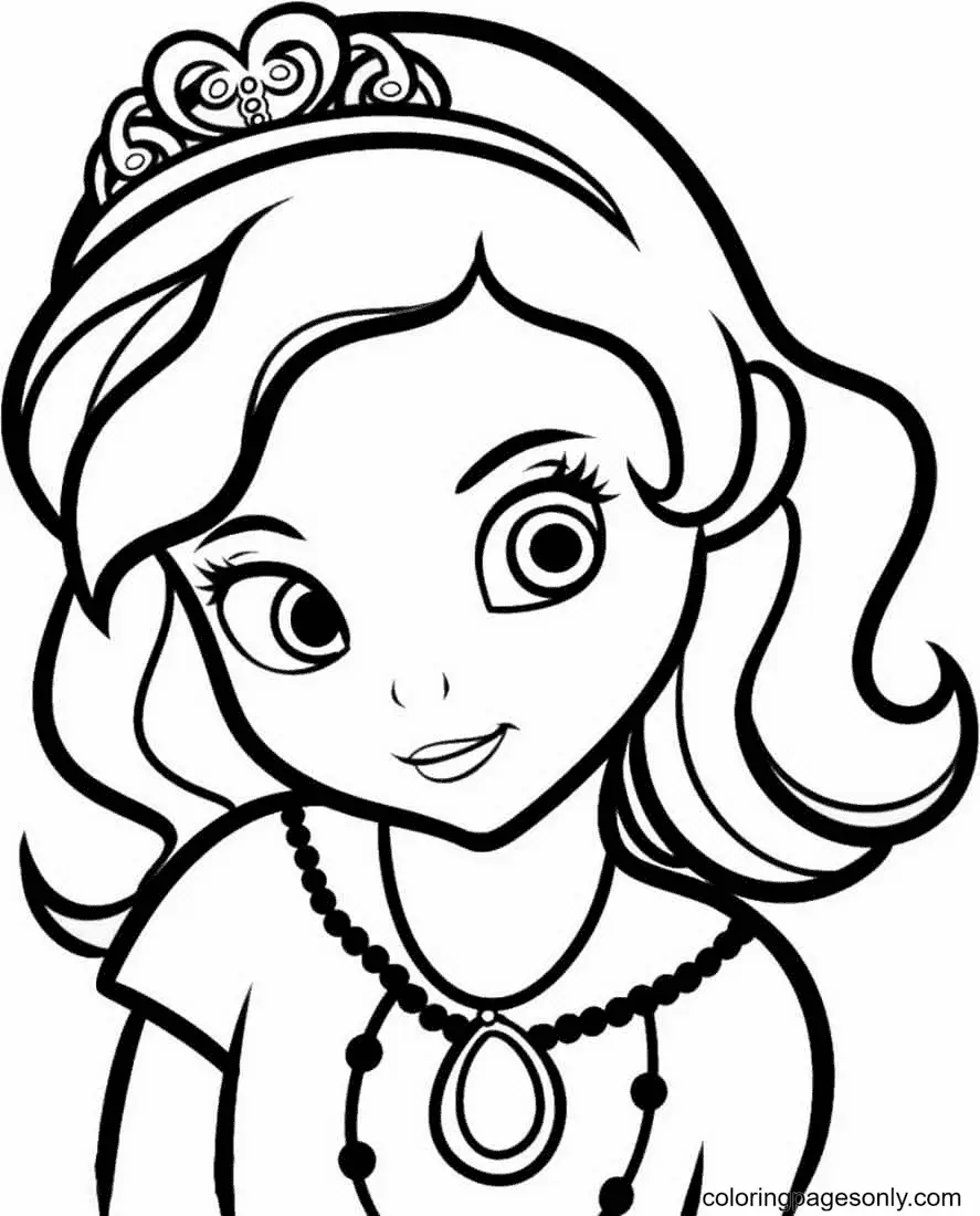 Sofia La Primera Para Colorear 49