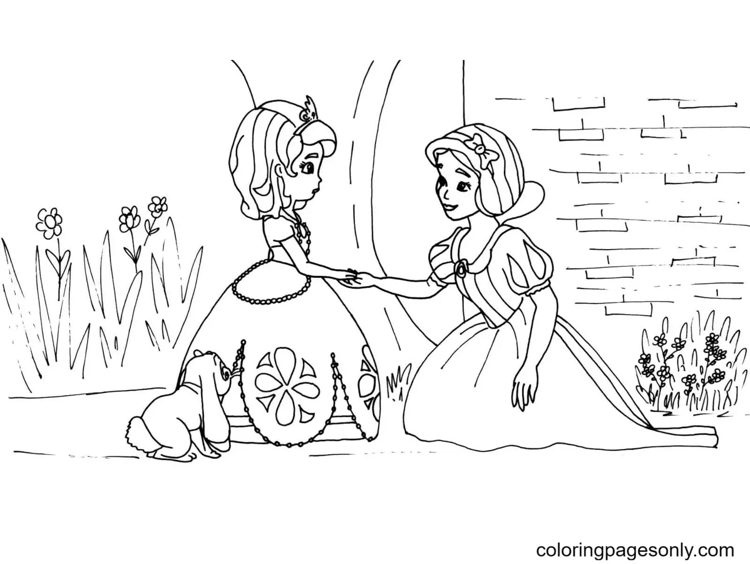 Sofia The First Coloring Pages 54