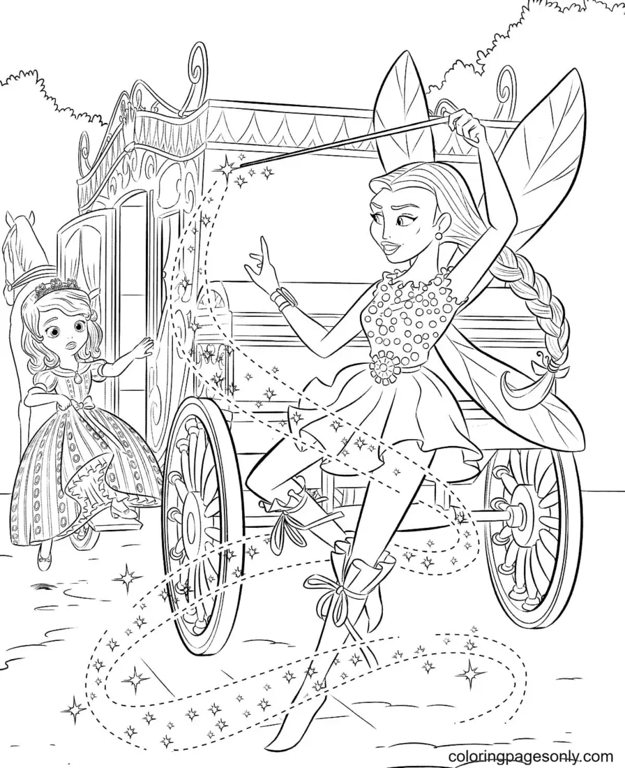 Sofia The First Coloring Pages 59