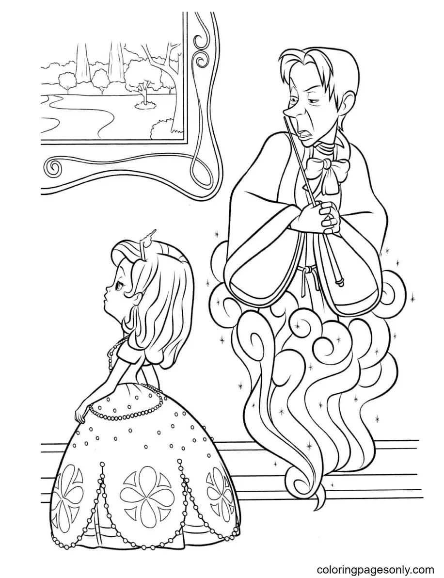 Sofia The First Coloring Pages 60