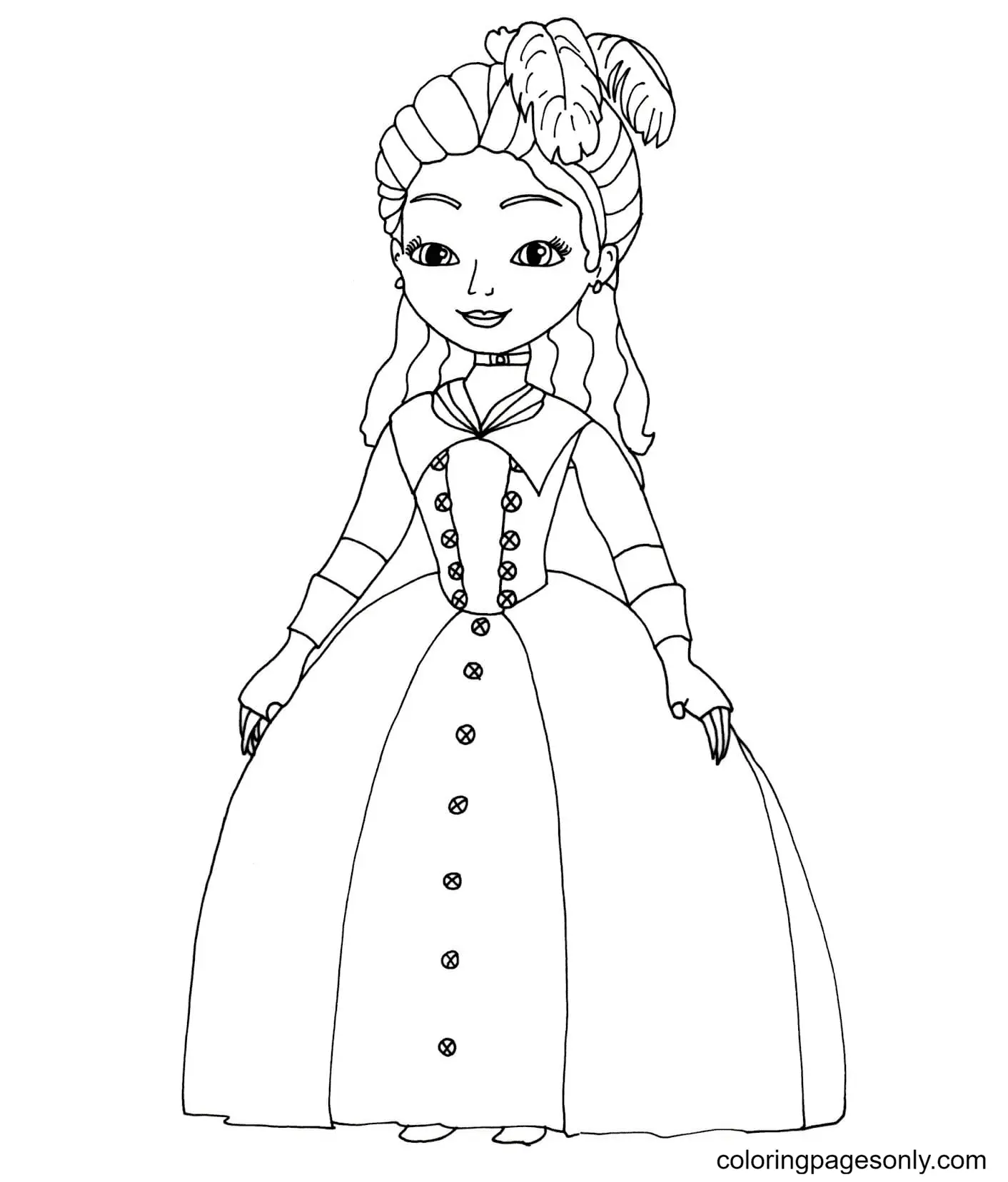 Sofia The First Coloring Pages 62