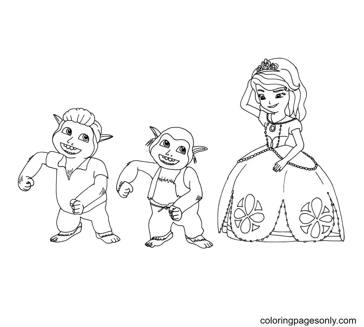 Desenhos de Princesinha Sofia Para Colorir 63