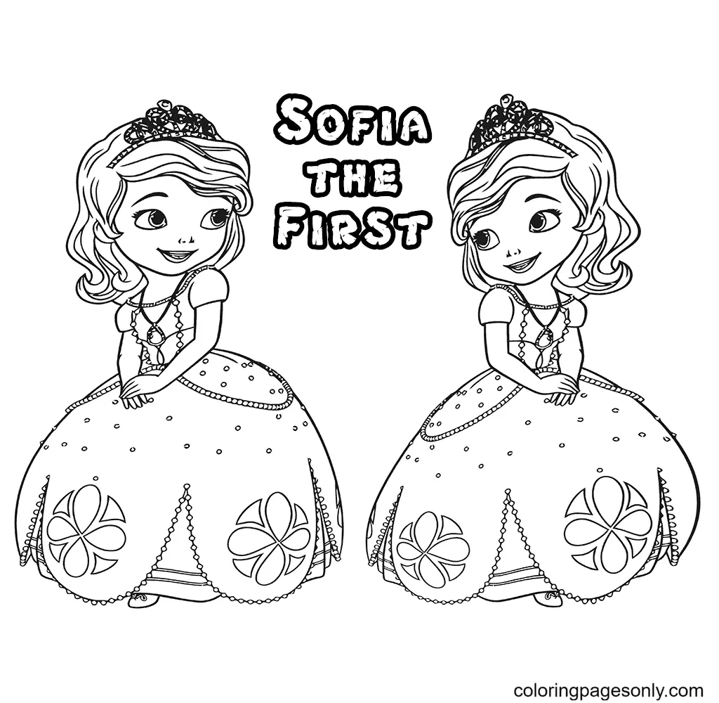 Sofia The First Coloring Pages 68