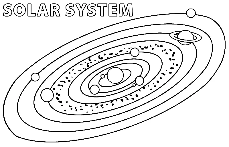 Sonnensystem Ausmalbilder 31