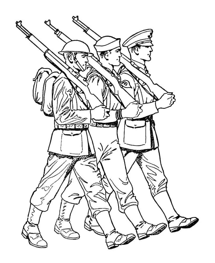 Soldaten Ausmalbilder 77