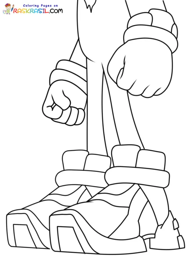 Sonic 3 Para Colorir 14