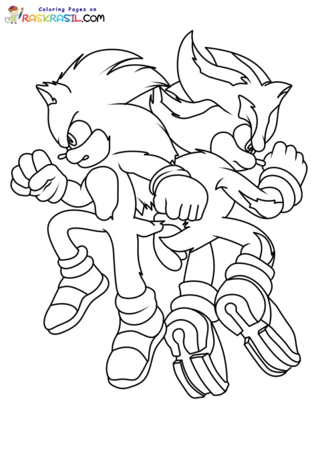 Sonic 3 Para Colorir 15