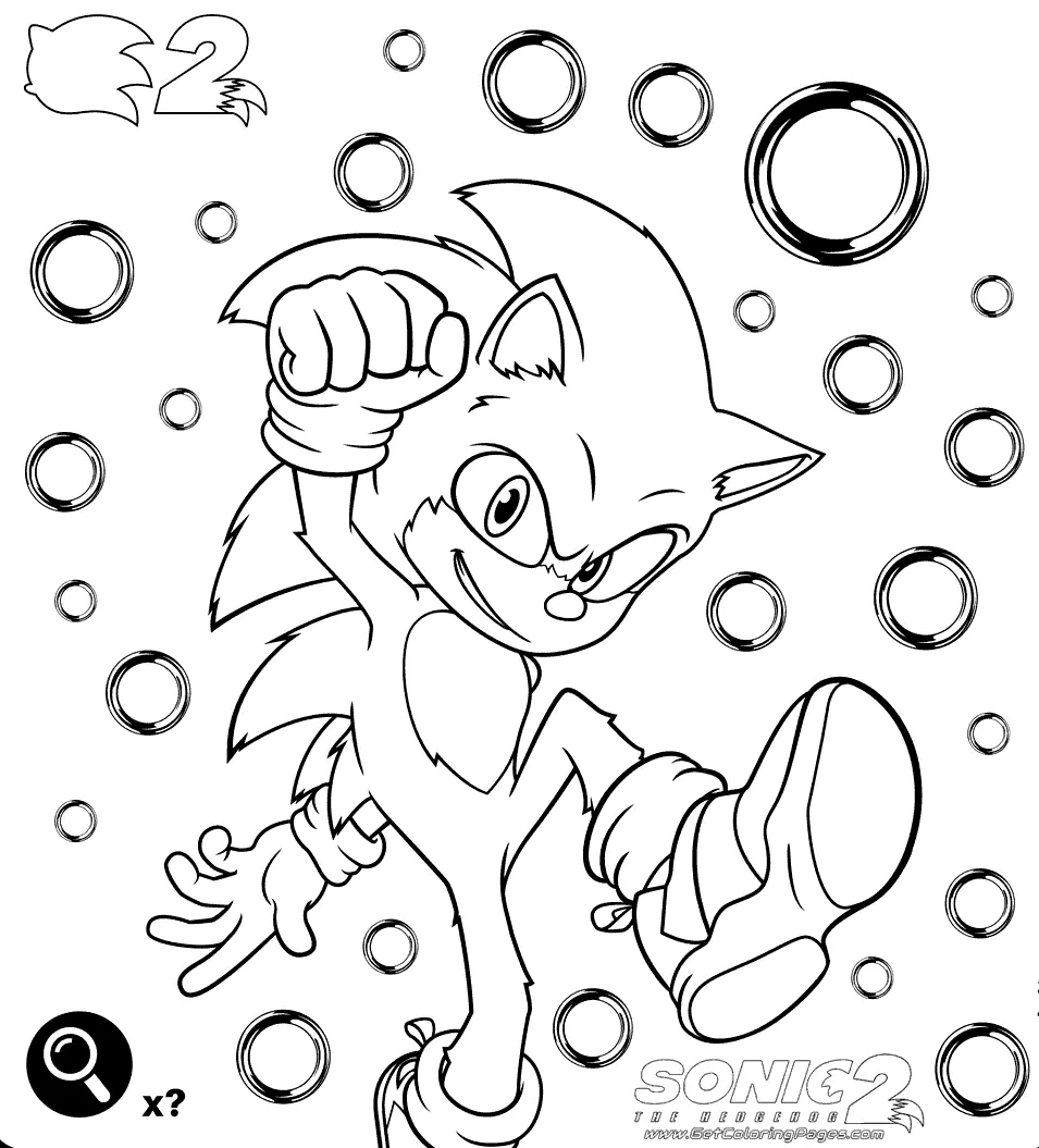 Sonic Coloring Pages 21
