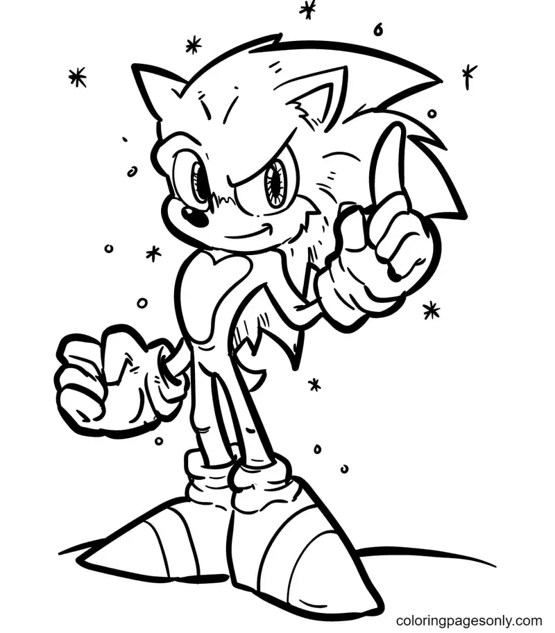 Sonic Coloring Pages 31