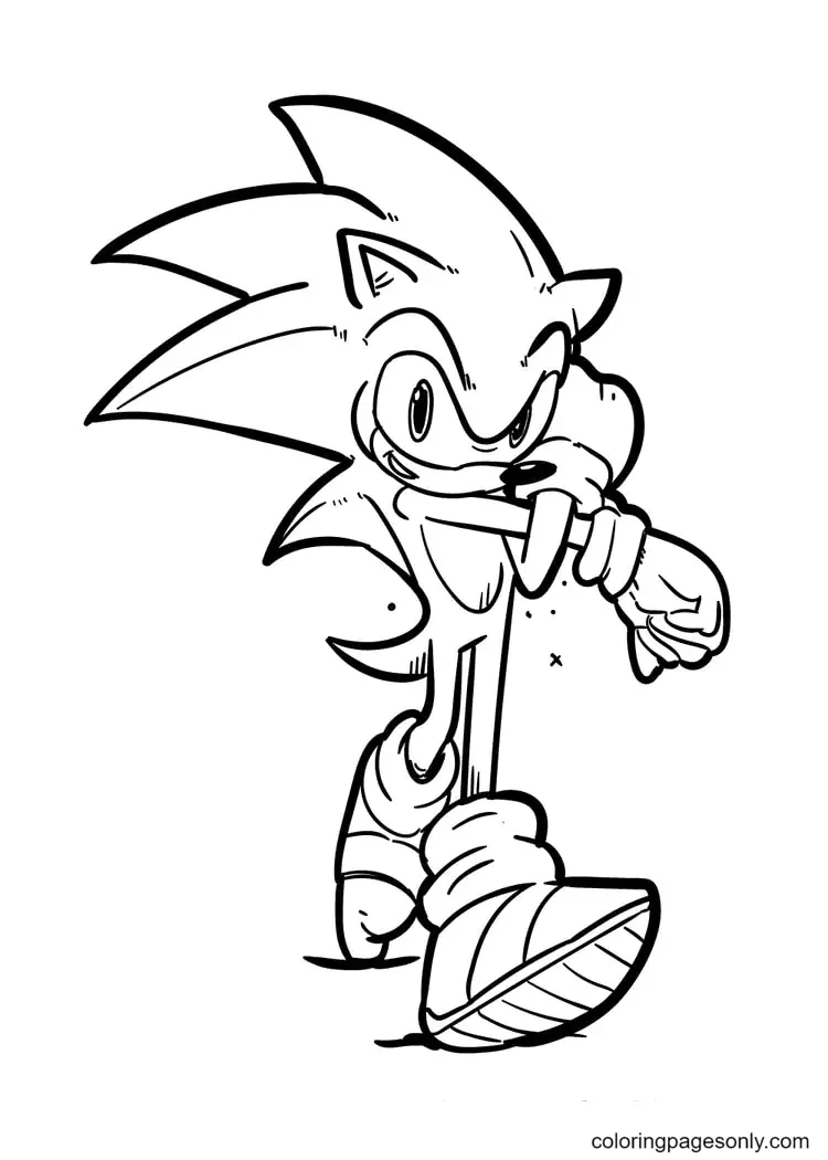 Sonic Coloring Pages 46