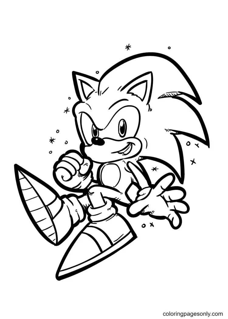Sonic Coloring Pages 48