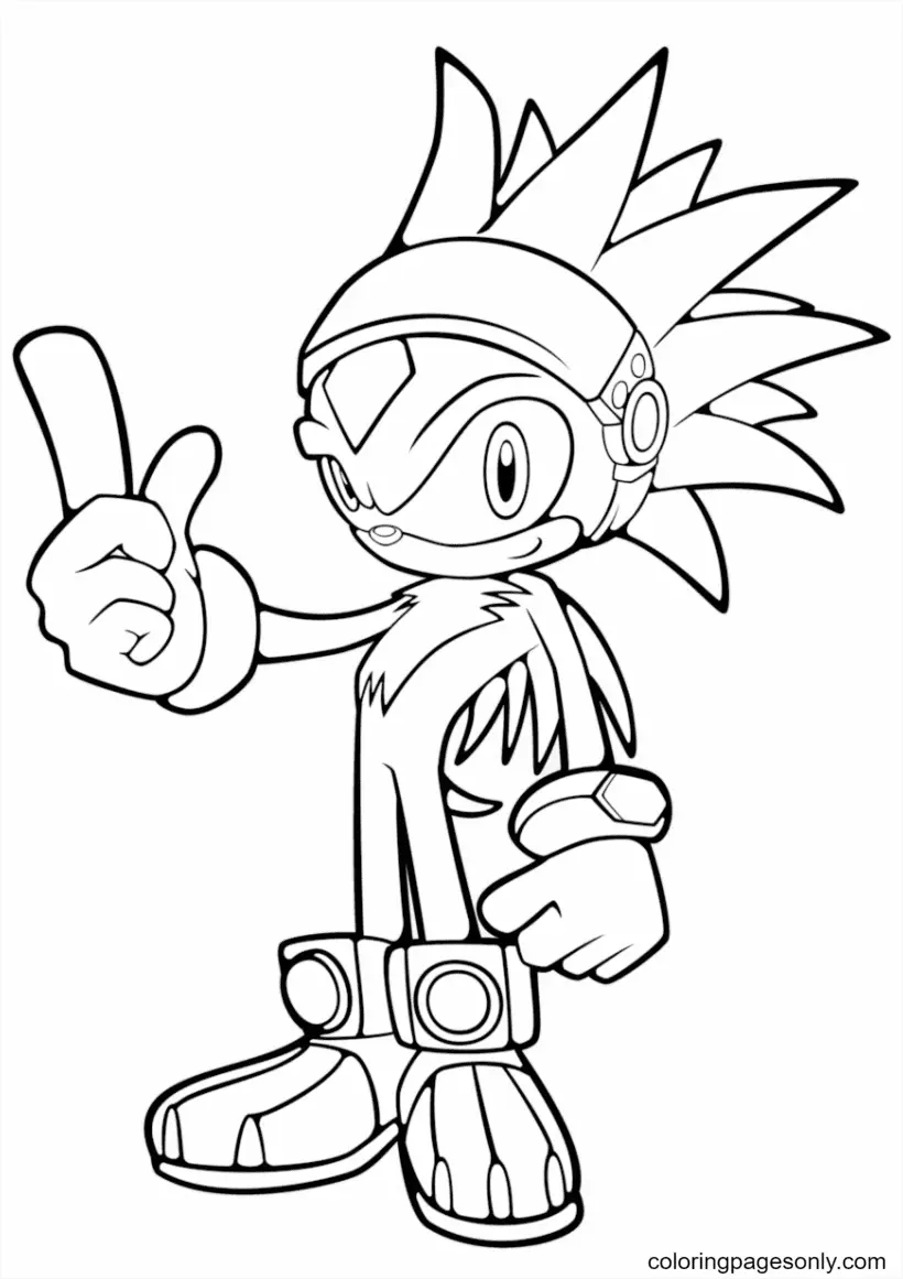 Sonic Para Colorear 51