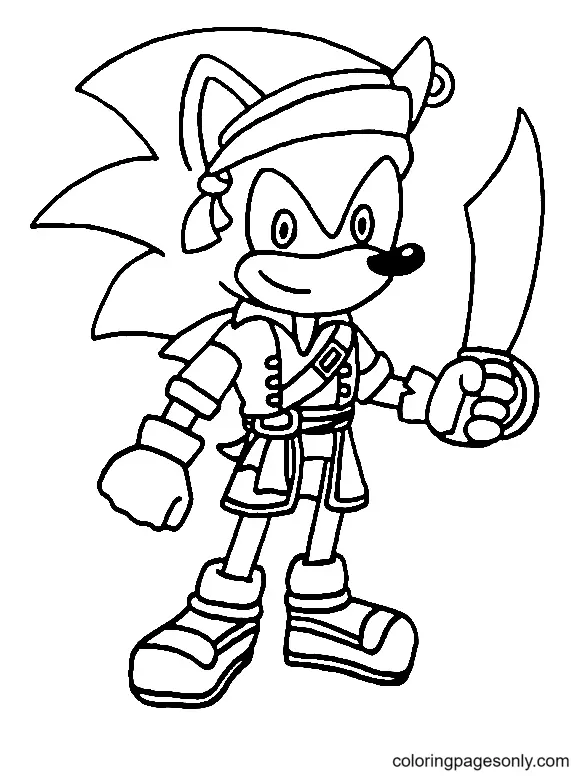 Sonic Coloring Pages 52