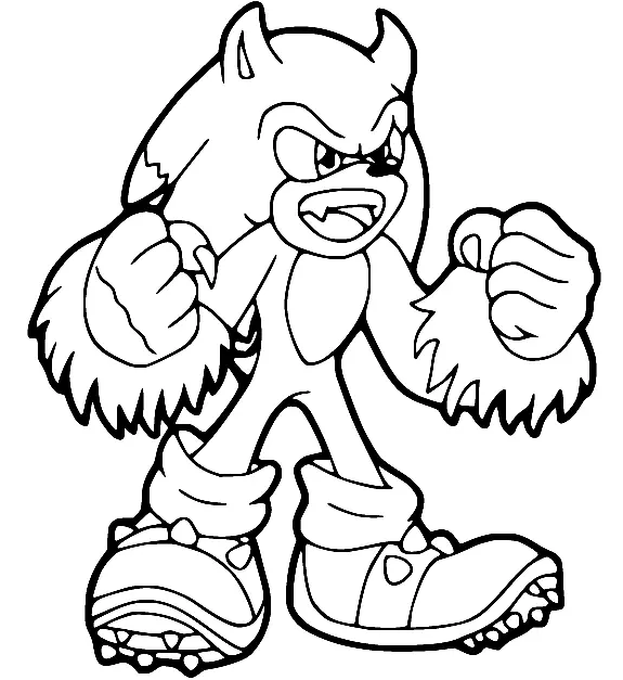 Sonic Coloring Pages 57