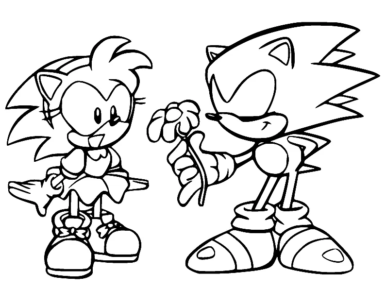 Sonic Coloring Pages 61