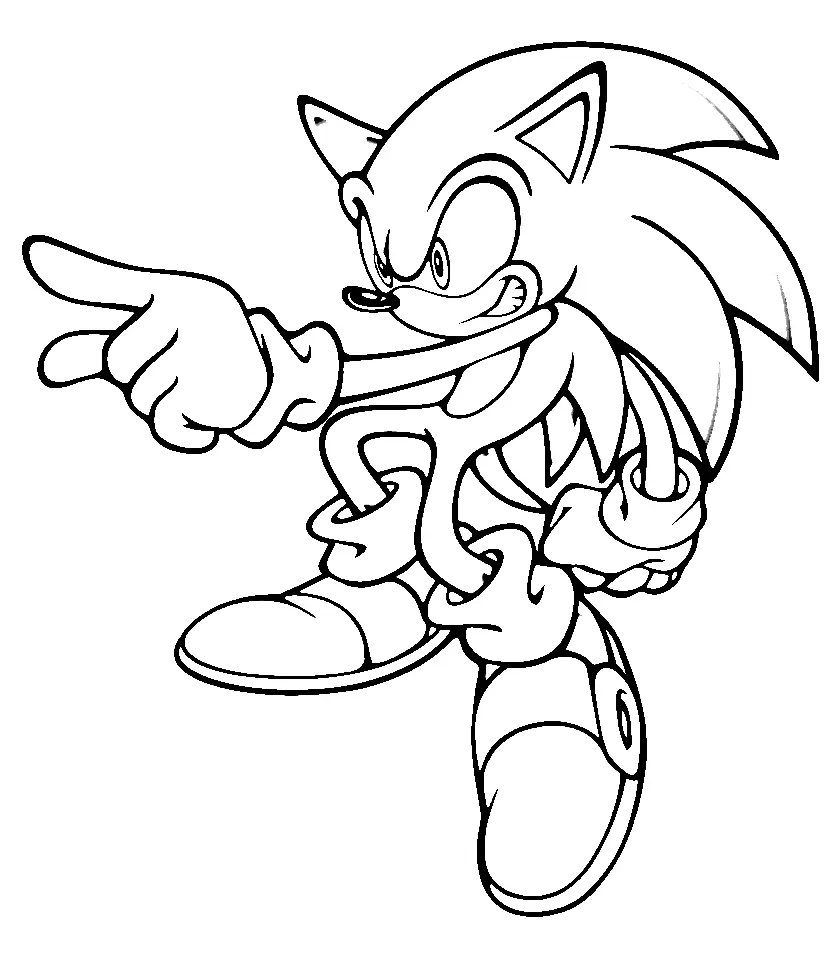 Sonic Coloring Pages 84
