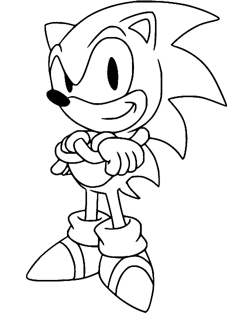 Sonic Coloring Pages 90