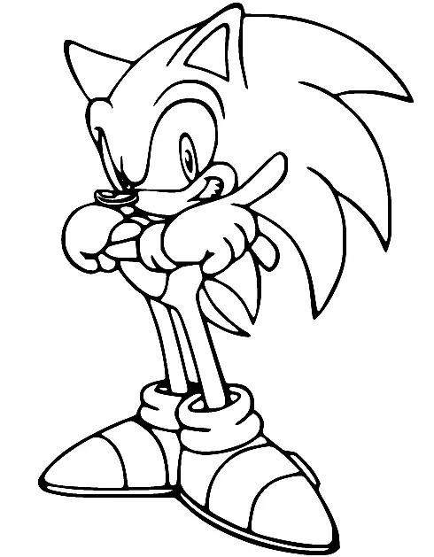 Sonic Coloring Pages 92
